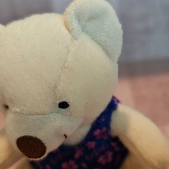 Build A Bear Mini 4 Inch Bears Peace Velvet Cuddly Teddy BAB - Picture 3 of 12